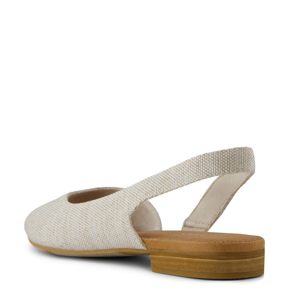 Women's TOMS Briella Slingback Flat NATURAL 10021997