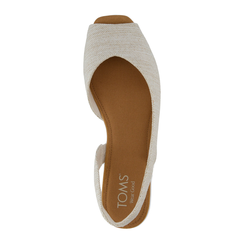 Women's TOMS Briella Slingback Flat NATURAL 10021997