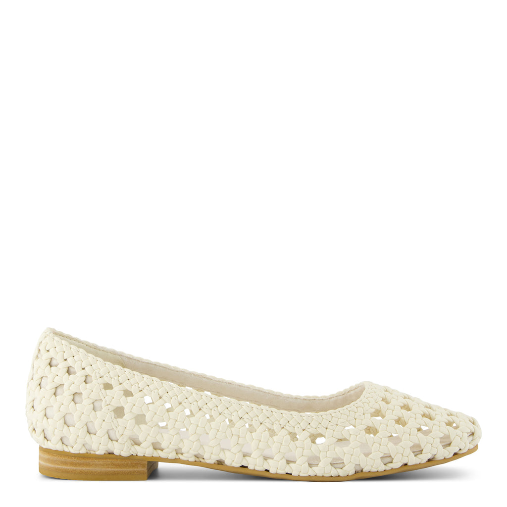 Women's TOMS Briella Woven Flat NATURAL 10021998