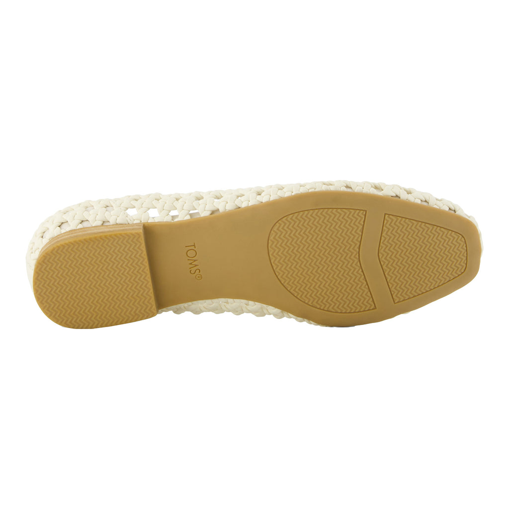 Women's TOMS Briella Woven Flat NATURAL 10021998
