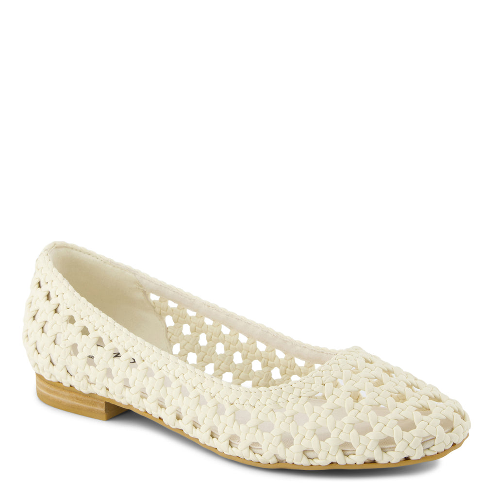 Women's TOMS Briella Woven Flat NATURAL 10021998
