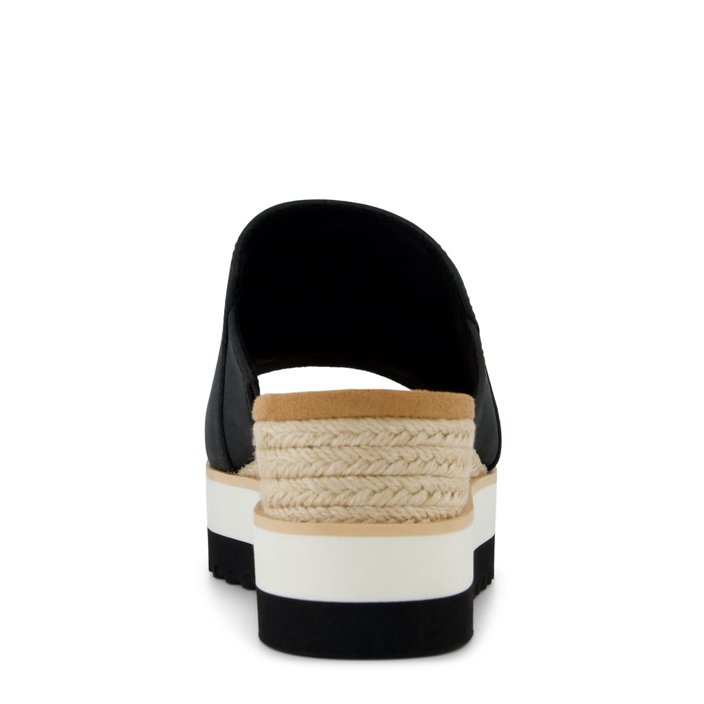 Women's TOMS Diana Mule Sandal BLACK LEATHER 10022180