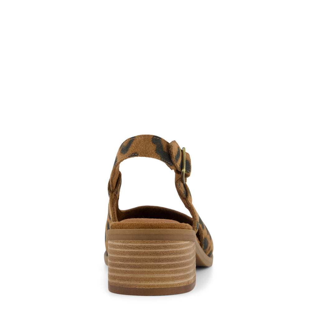 Women's TOMS Jaclyn Slingback Pump LEOPARD 10022581