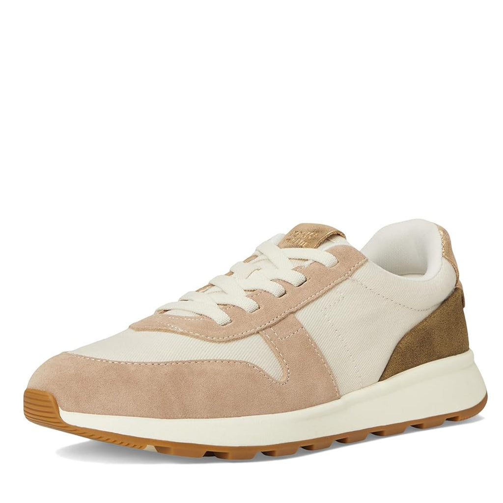 Women's TOMS TRVL LITE Retro Runner Sneaker OATMEAL METALLIC 10022679