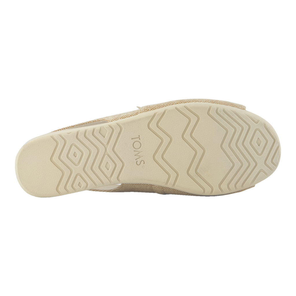 Women's TOMS Alpargata Slingback Sandal CHAMPAGNE CANVAS 10023065