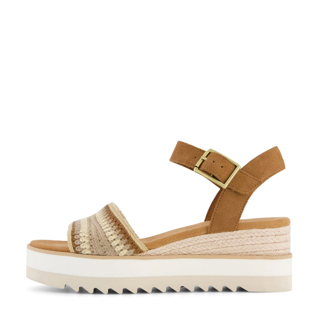 Women's TOMS Diana Sandal ALMOND MULTI CROCHET 10023071