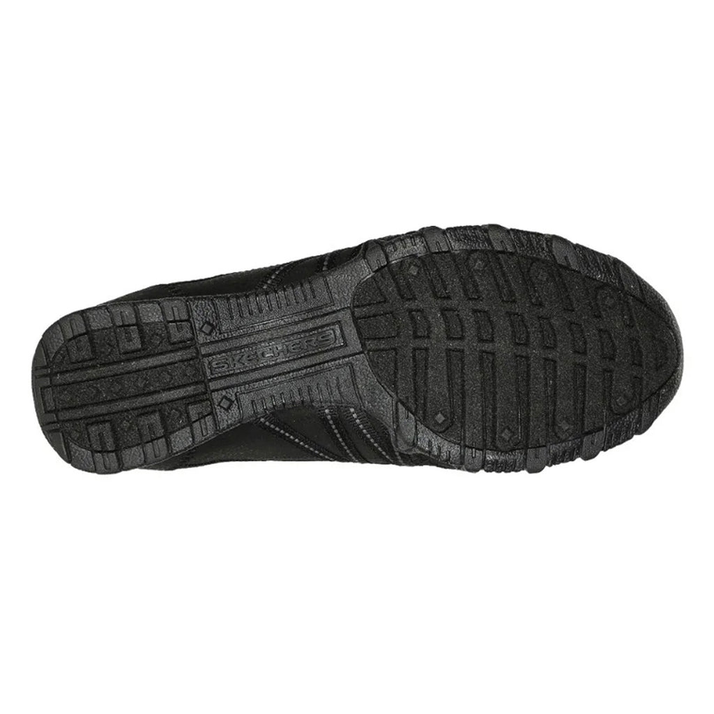 Women's Skechers Relaxed Fit: Bikers Lite - Relive Sneaker - Wide Width BLACK 100560W-BLK