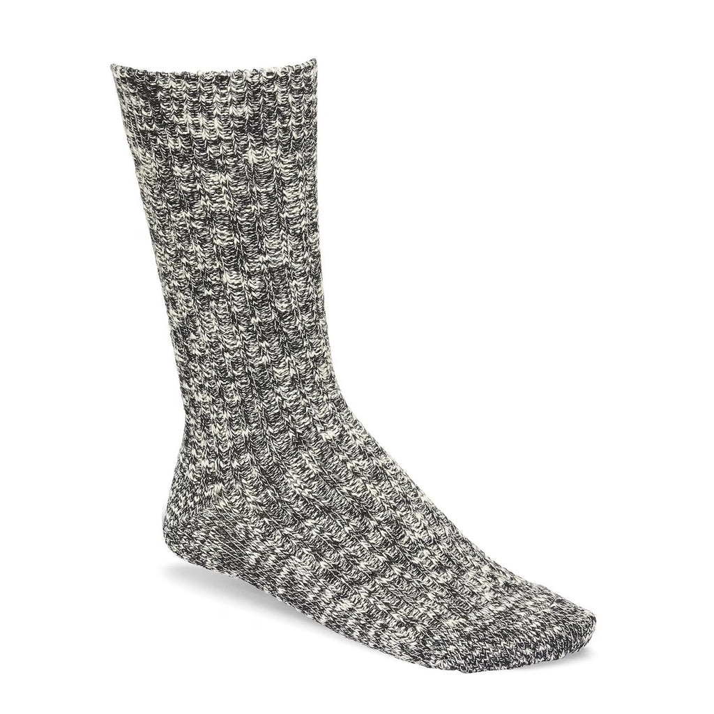 Women's Birkenstock Cotton Slub Socks BLACK /GREY 1008031
