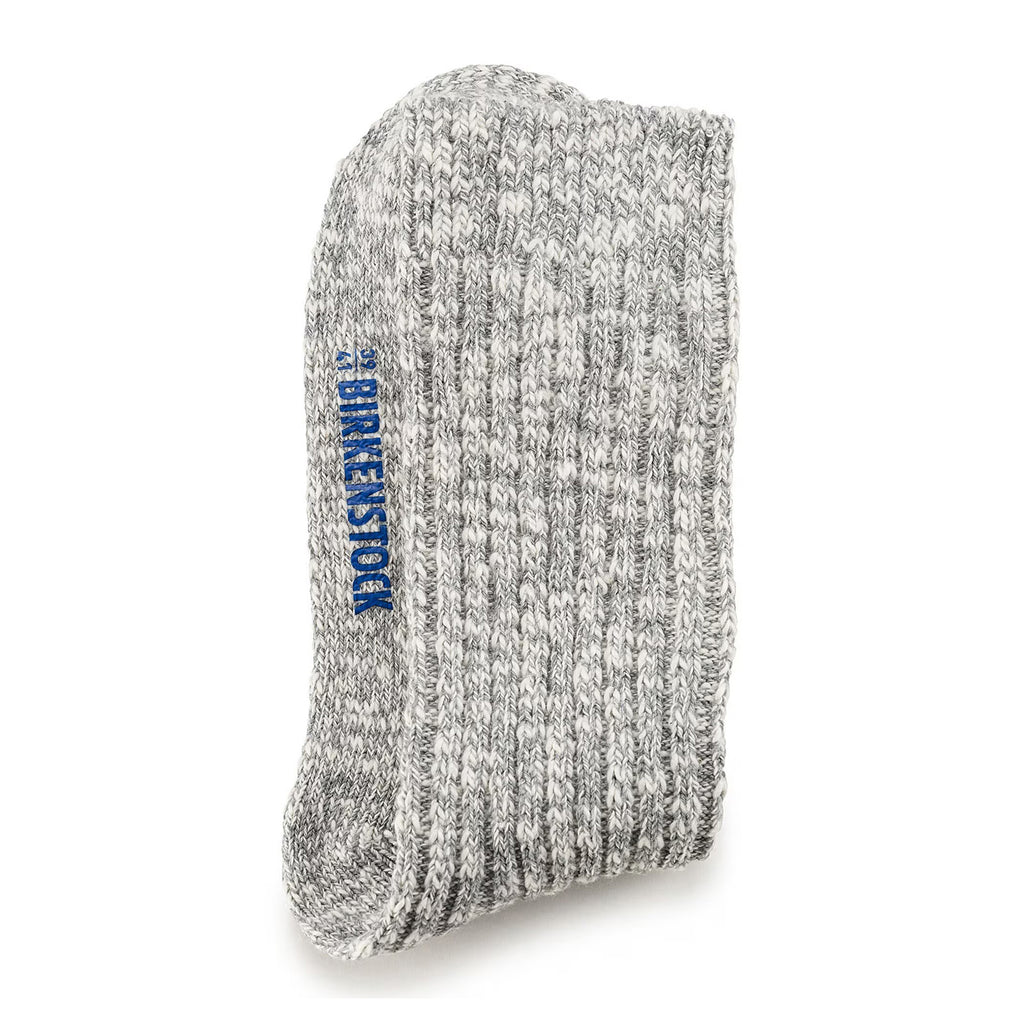 Women's Birkenstock Cotton Slub Socks GREY WHITE 1008032