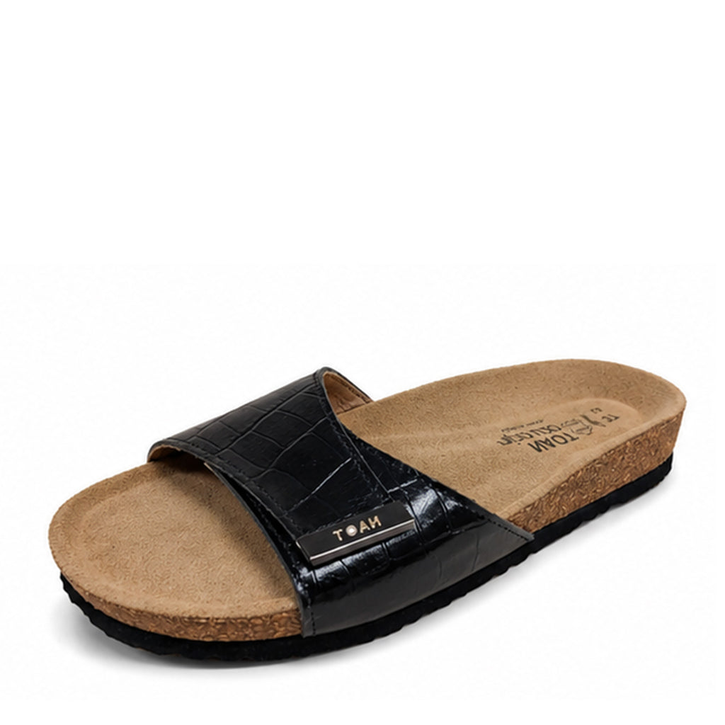 Women's Naot Seattle Slide Sandal BLACK 101107-BBB