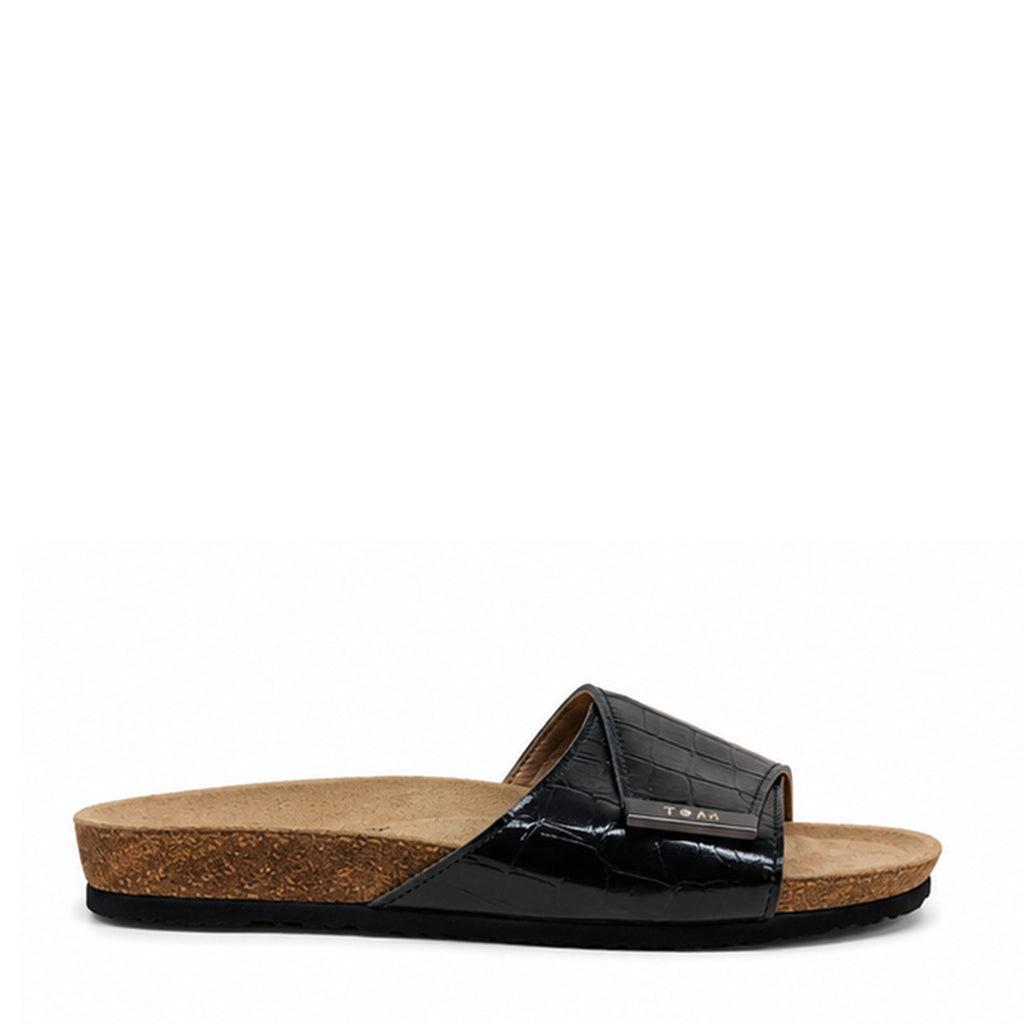 Women's Naot Seattle Slide Sandal BLACK 101107-BBB