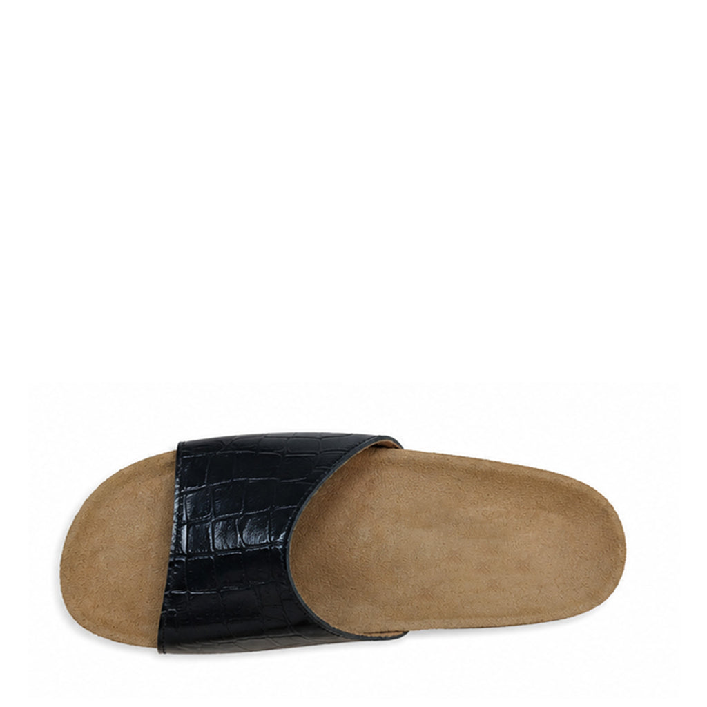 Women's Naot Seattle Slide Sandal BLACK 101107-BBB