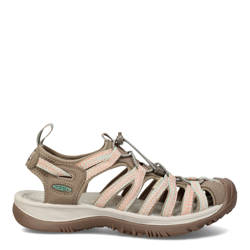 Women's KEEN Whisper Sandal TAUPE/CORAL 1022810