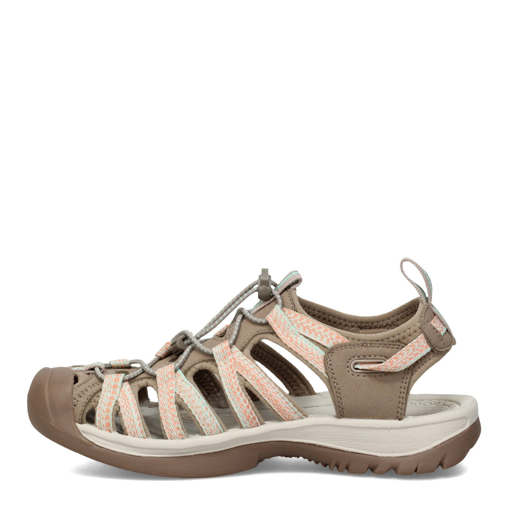 Women's KEEN Whisper Sandal TAUPE/CORAL 1022810