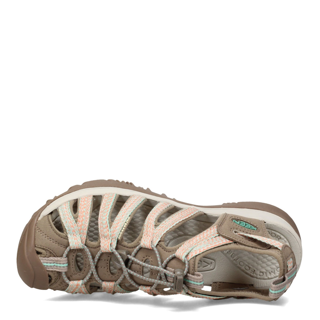 Women's KEEN Whisper Sandal TAUPE/CORAL 1022810