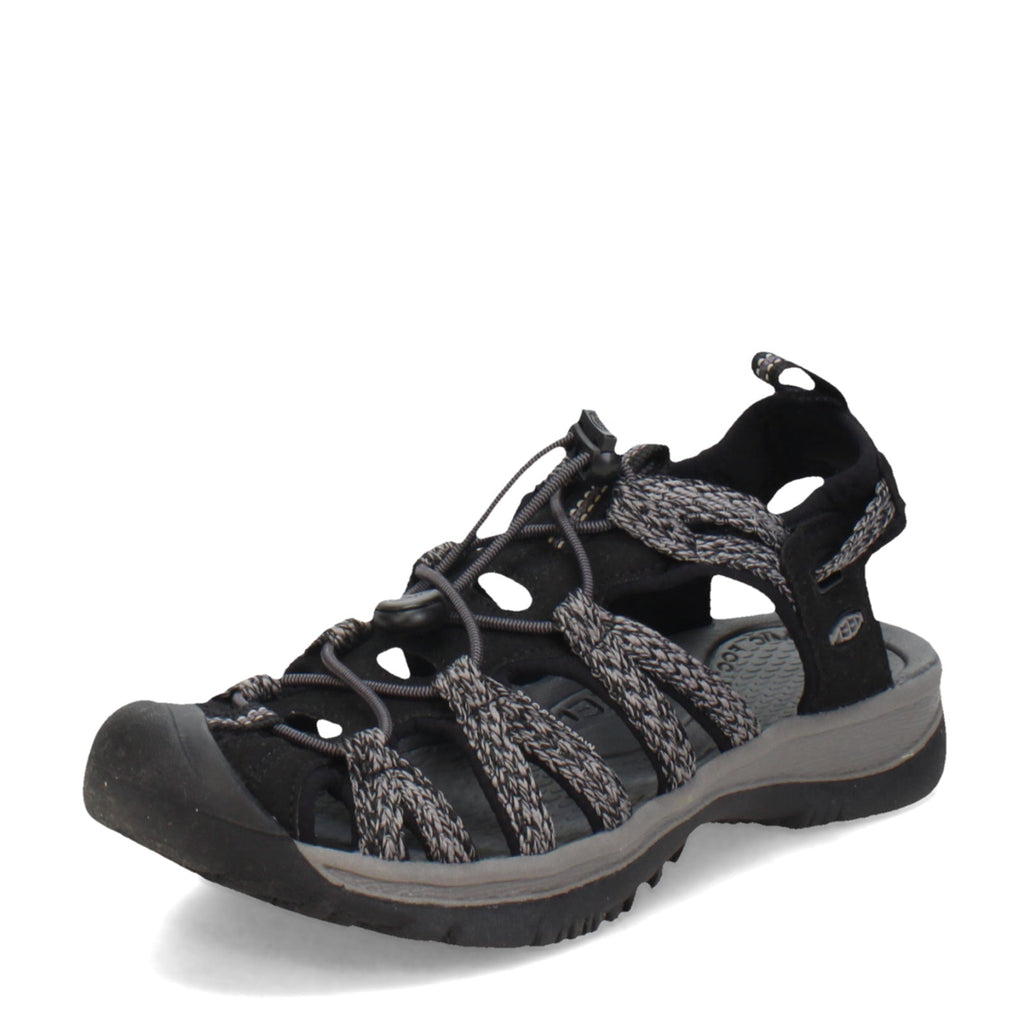 Women's KEEN Whisper Sandal BLACK/STEEL GREY 1028815