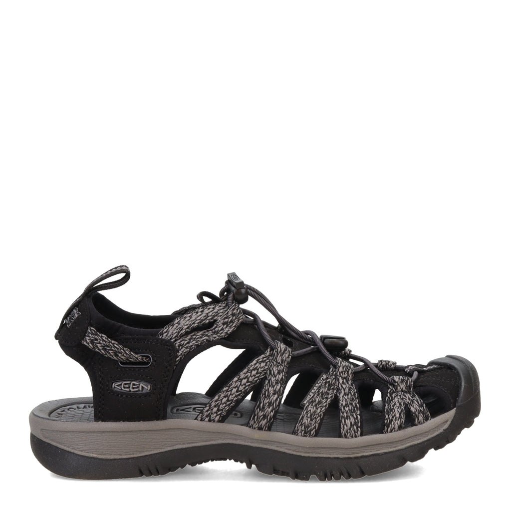 Women's KEEN Whisper Sandal BLACK/STEEL GREY 1028815