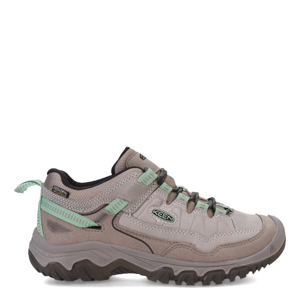 Women's KEEN Targhee IV Waterproof Hiking Shoe ALLOY/GRANITE/GREEN 1028992