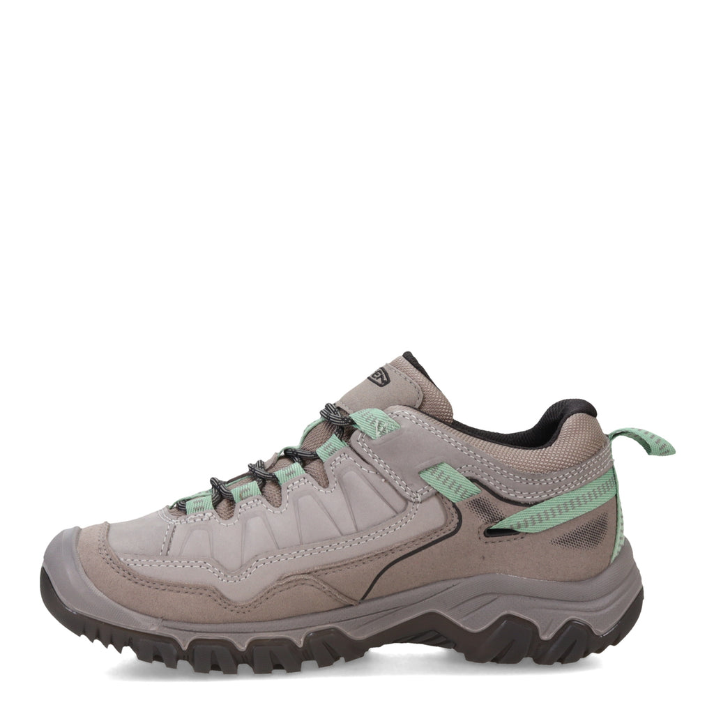 Women's KEEN Targhee IV Waterproof Hiking Shoe ALLOY/GRANITE/GREEN 1028992