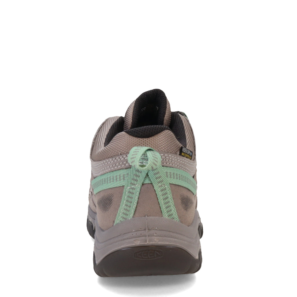 Women's KEEN Targhee IV Waterproof Hiking Shoe ALLOY/GRANITE/GREEN 1028992