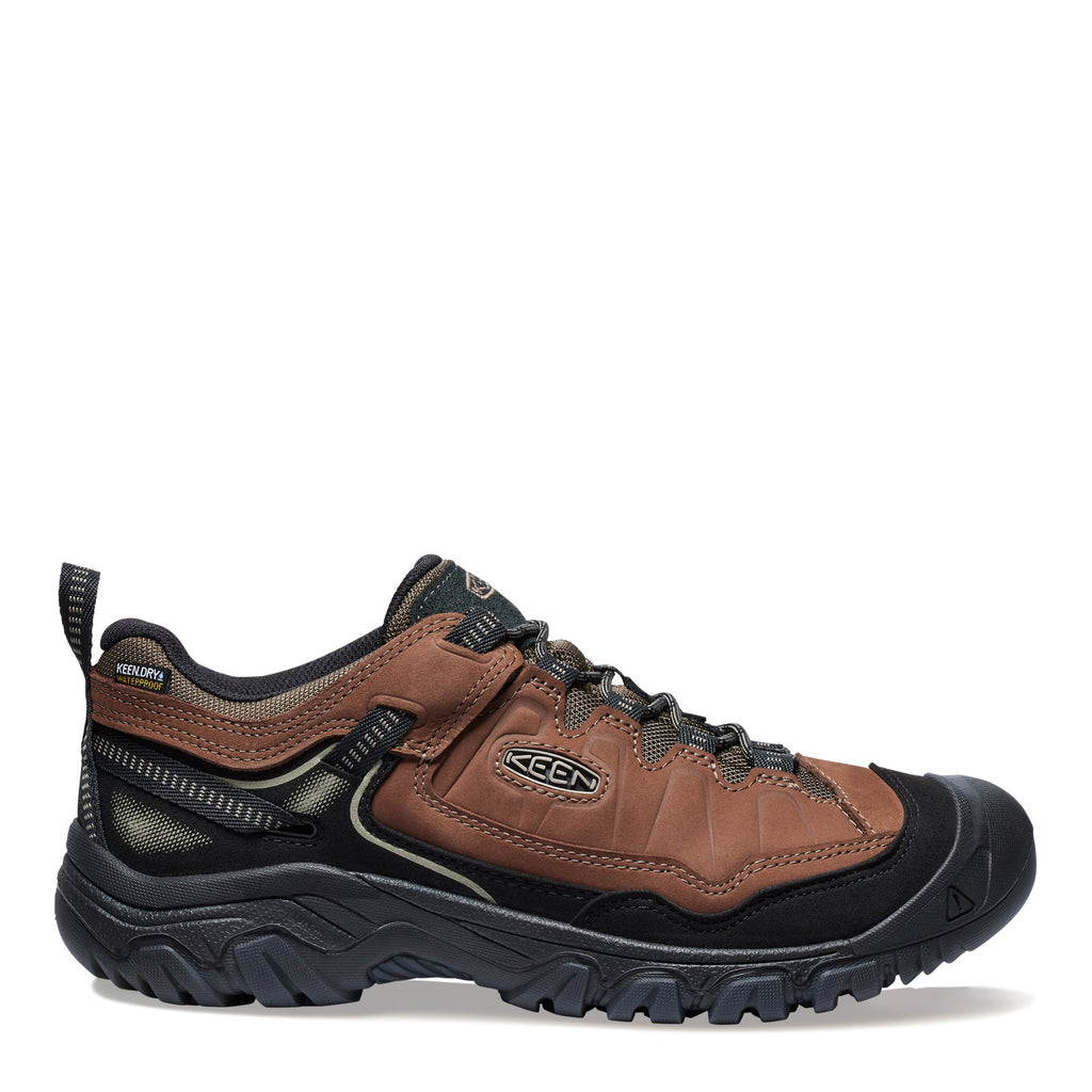 Men's KEEN Targhee IV Waterproof Hiking Shoe BISON/BLACK 1028997