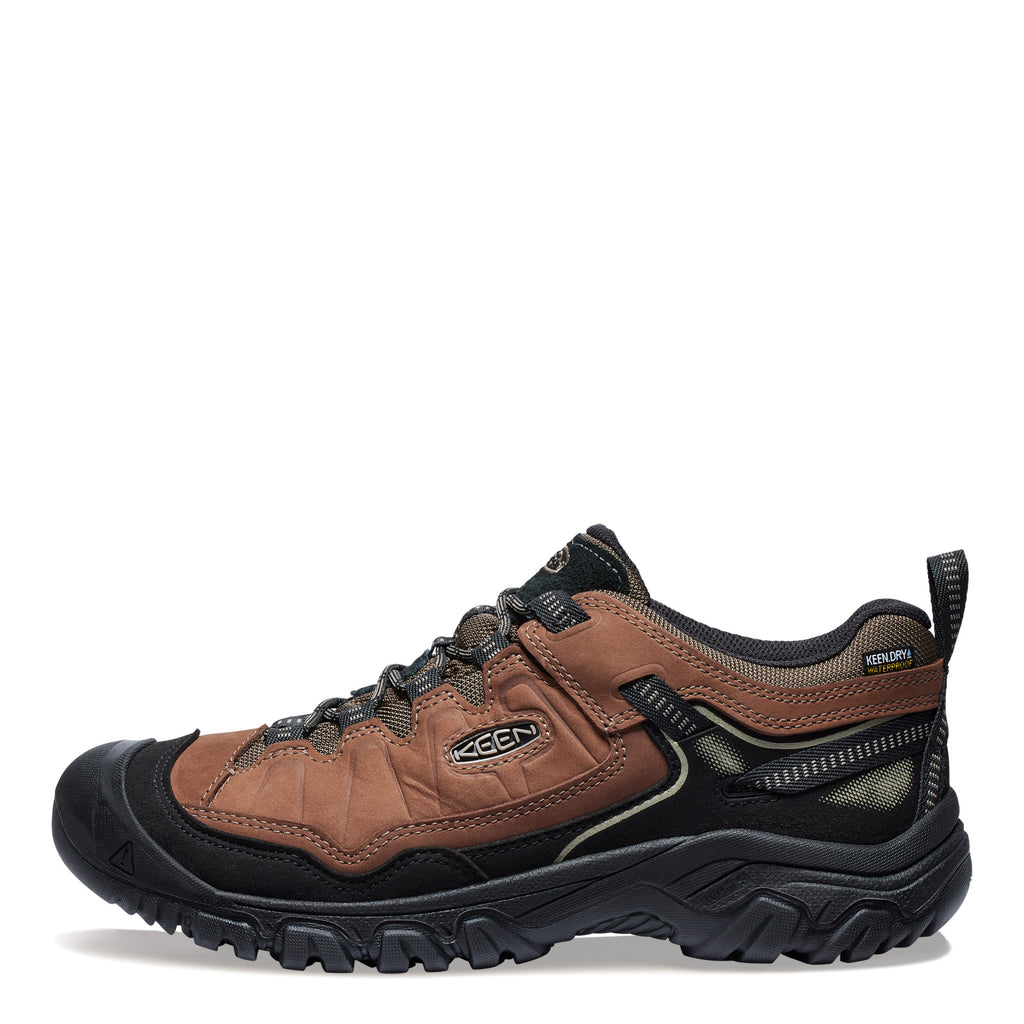 Men's KEEN Targhee IV Waterproof Hiking Shoe BISON/BLACK 1028997