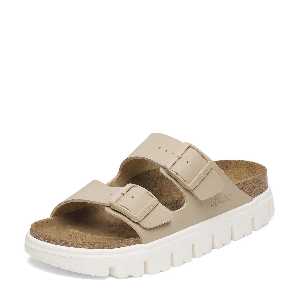 Women's Birkenstock Papillio Arizona Chunky Slide - Narrow Fit SANDCASTLE 1029094 N
