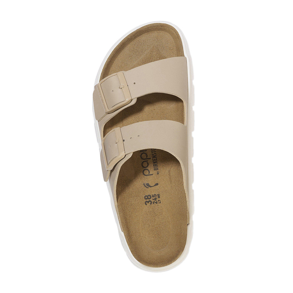 Women's Birkenstock Papillio Arizona Chunky Slide - Narrow Fit SANDCASTLE 1029094 N