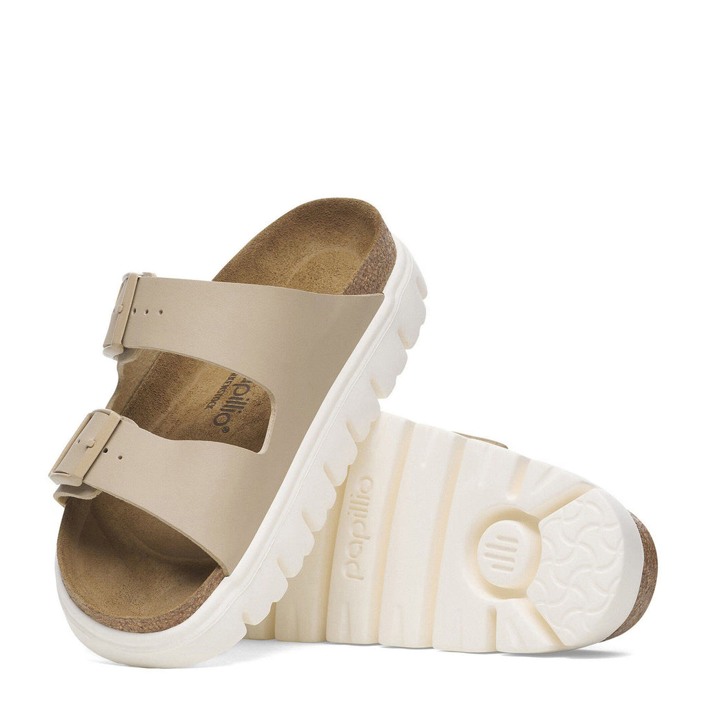 Women's Birkenstock Papillio Arizona Chunky Slide - Narrow Fit SANDCASTLE 1029094 N