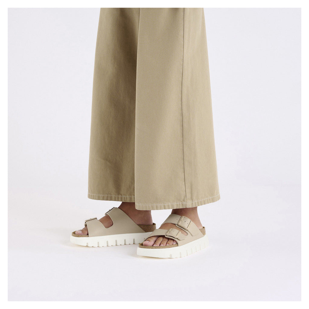 Women's Birkenstock Papillio Arizona Chunky Slide - Narrow Fit SANDCASTLE 1029094 N