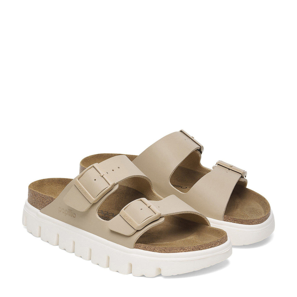 Women's Birkenstock Papillio Arizona Chunky Slide - Narrow Fit SANDCASTLE 1029094 N