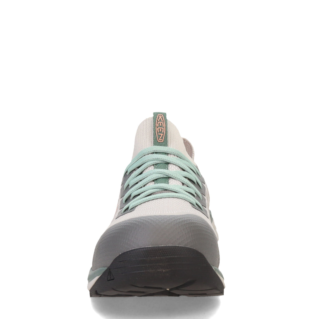 Women's KEEN Utility Arvada Shift Comp Toe Work Sneaker STEEL GREY/GRANITE GREEN 1029123