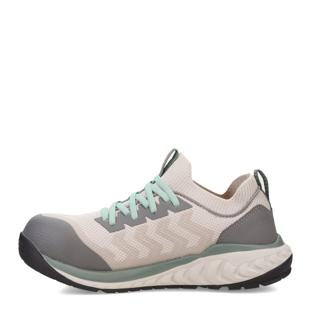 Women's KEEN Utility Arvada Shift Comp Toe Work Sneaker STEEL GREY/GRANITE GREEN 1029123