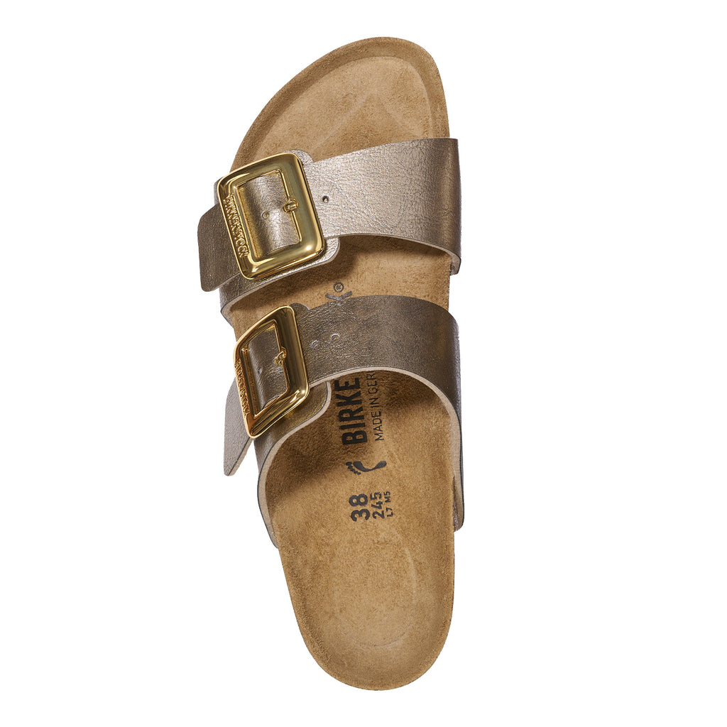 Women's Birkenstock Sydney Luxe Buckle Sandal - Narrow Fit GRACEFUL TAUPE 1029372 N