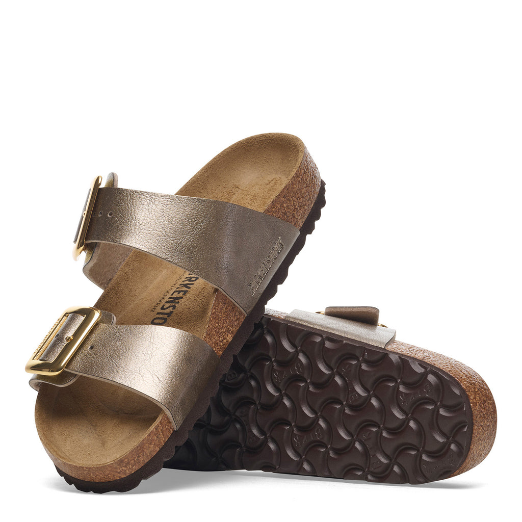 Women's Birkenstock Sydney Luxe Buckle Sandal - Narrow Fit GRACEFUL TAUPE 1029372 N