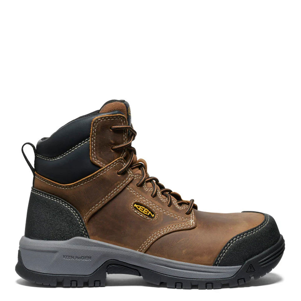 Women's KEEN Utility Evanston 6-inch ESD Composite Toe Work Boot BISON/BLACK 1029391
