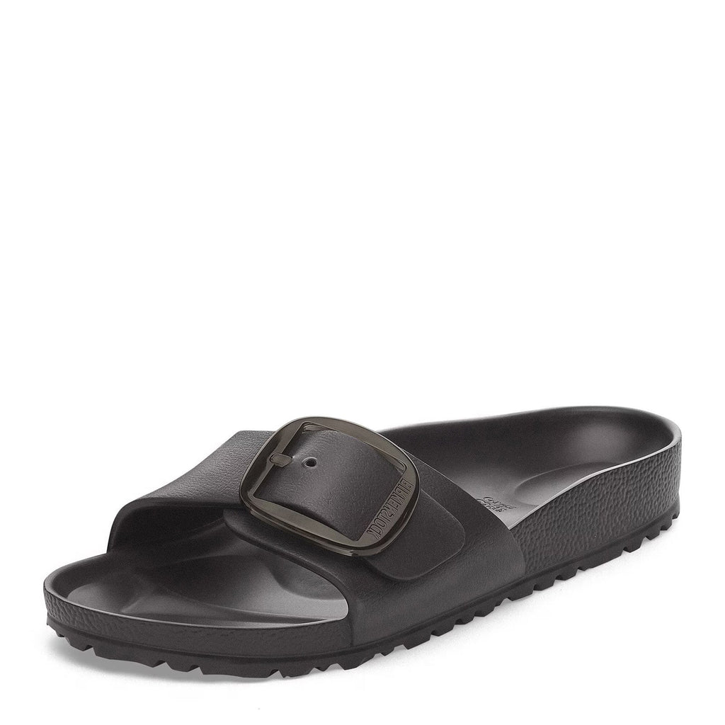 Women's Birkenstock Madrid Big Buckle EVA Sandal - Narrow Fit BLACK 1029635 N