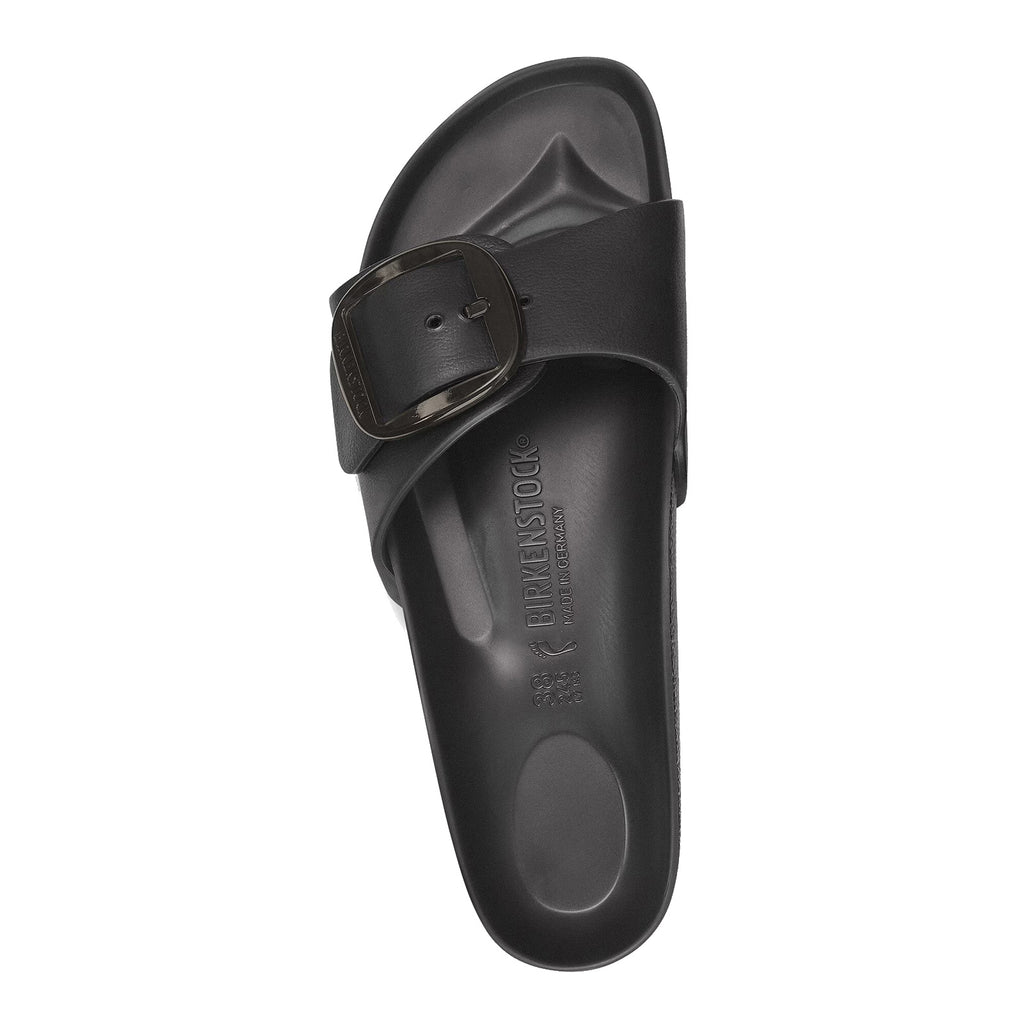 Women's Birkenstock Madrid Big Buckle EVA Sandal - Narrow Fit BLACK 1029635 N