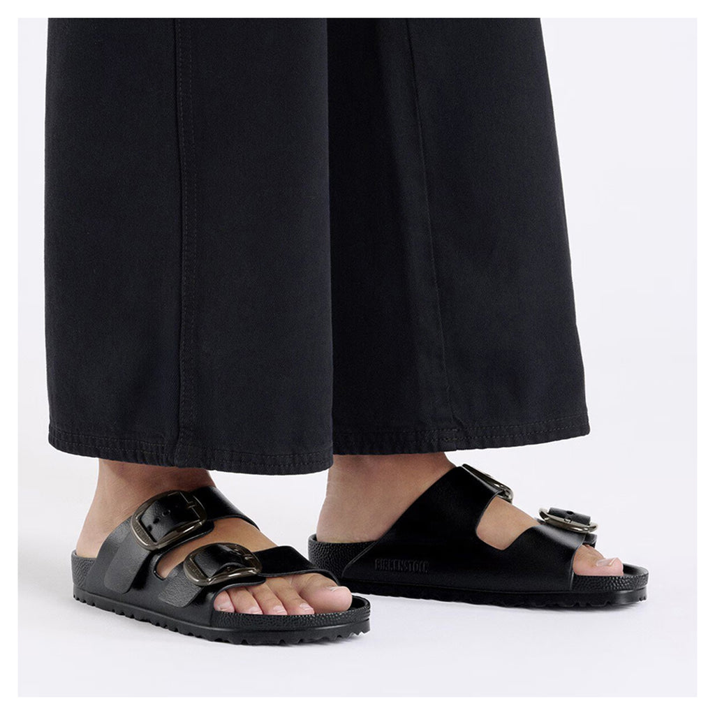 Women's Birkenstock Arizona Big Buckle EVA Sandal - Narrow Fit BLACK 1029641 N