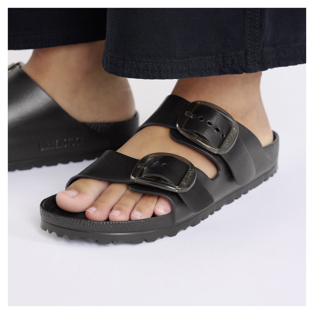 Women's Birkenstock Arizona Big Buckle EVA Sandal - Narrow Fit BLACK 1029641 N