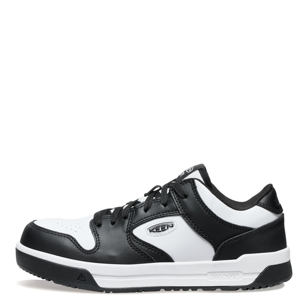 Men's KEEN Utility Overton Comp Toe Work Sneaker WHITE/BLACK 1029701