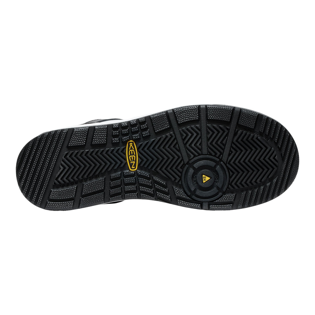 Men's KEEN Utility Overton Comp Toe Work Sneaker WHITE/BLACK 1029701