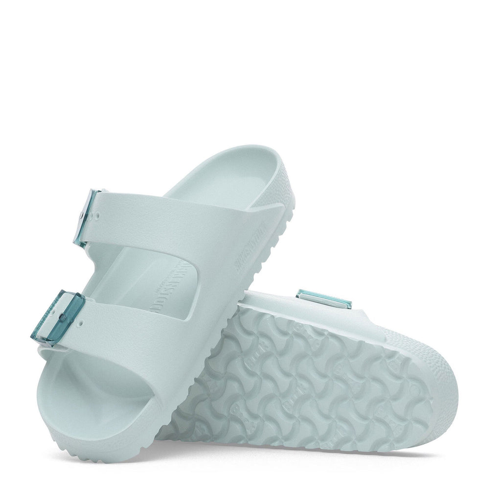 Women's Birkenstock Arizona Stealth Buckle Sandal - Narrow Fit SURF GREEN 1029744 N