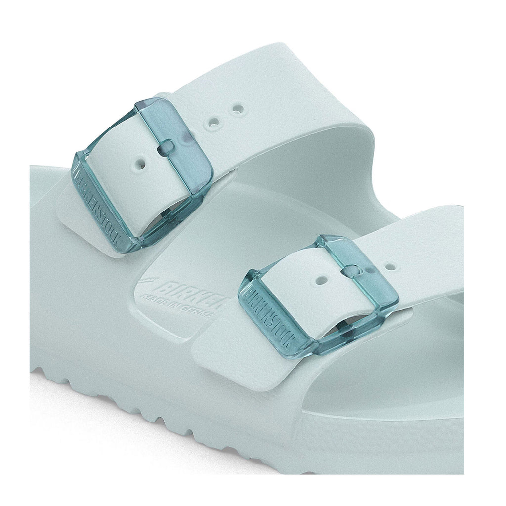 Women's Birkenstock Arizona Stealth Buckle Sandal - Narrow Fit SURF GREEN 1029744 N