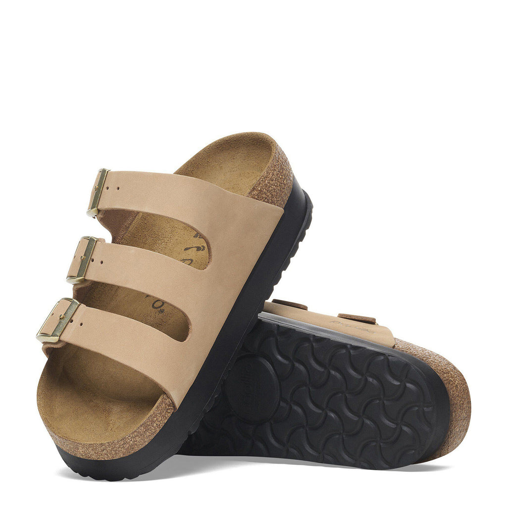 Women's Birkenstock Florida III Flex Platform Sandal SANDCASTLE 1029760 N