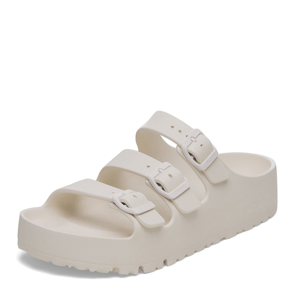 Women's Birkenstock Florida Flex Platform Sandal EGGSHELL 1029770 N