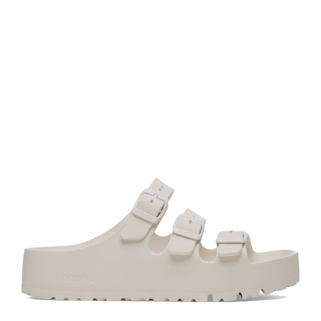 Women's Birkenstock Florida Flex Platform Sandal EGGSHELL 1029770 N