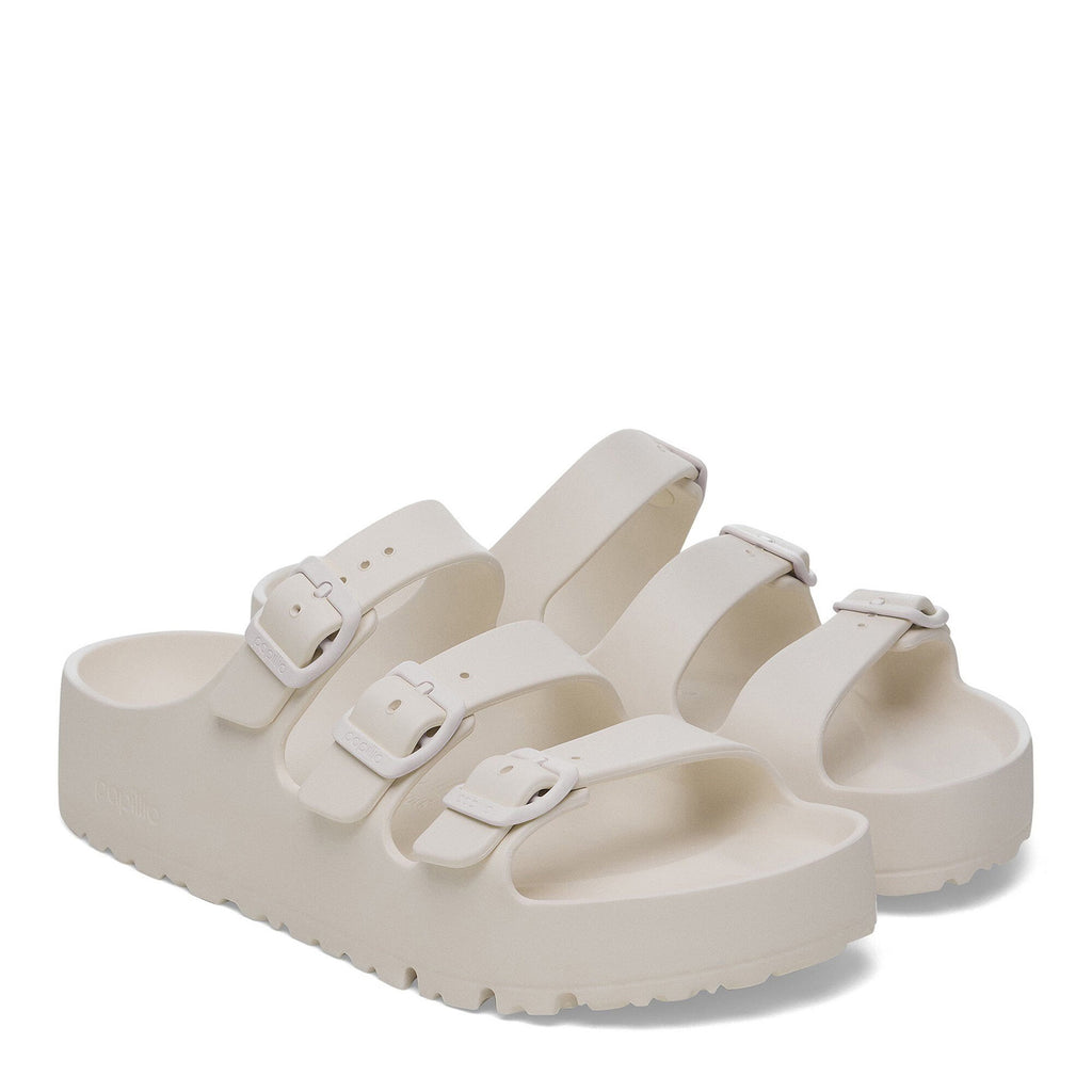 Women's Birkenstock Florida Flex Platform Sandal EGGSHELL 1029770 N