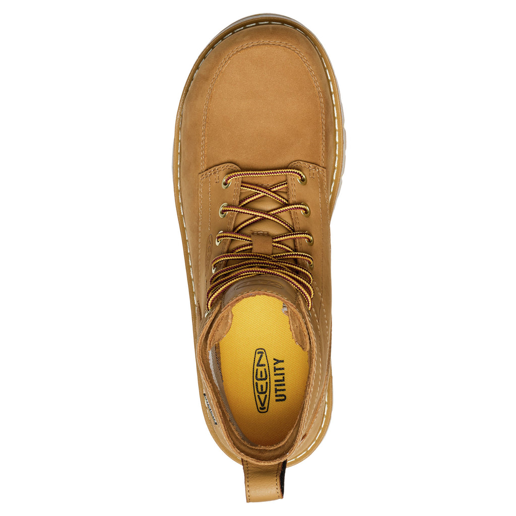 Men's KEEN Utility San Jose 6-inch Waterproof Aluminum Toe 90-degree Heel Boot BISTRE/GUM 1029848