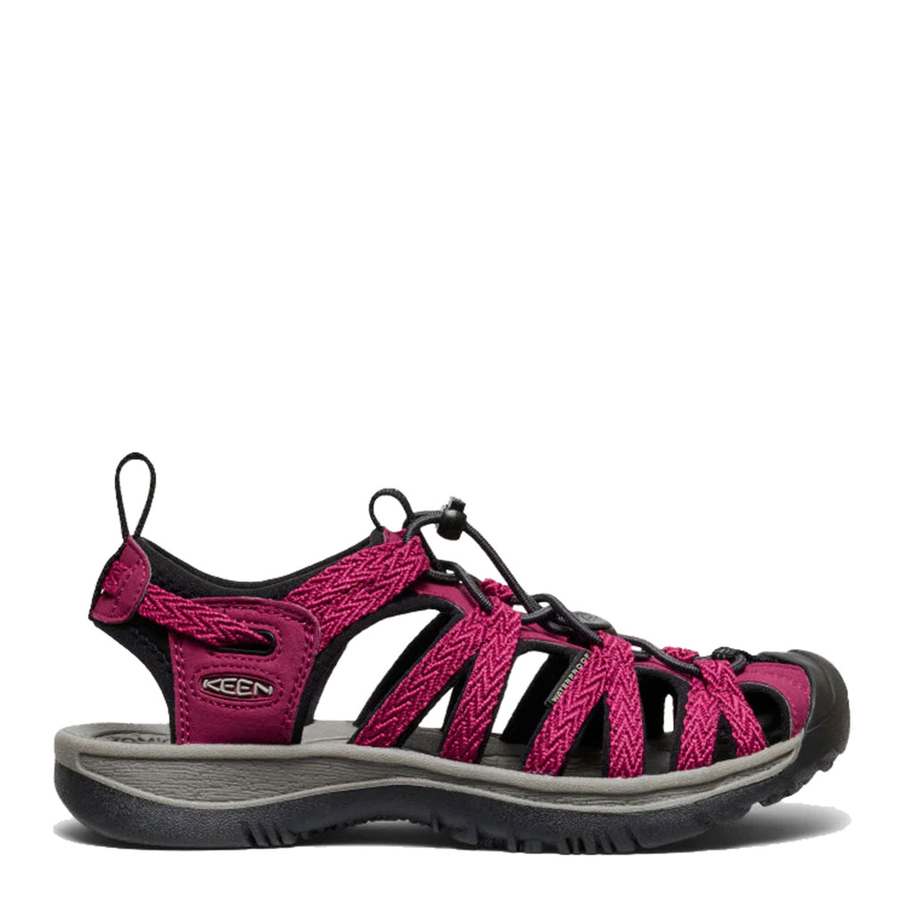 Women's KEEN Whisper Sandal Beaujolais/Black 1030554